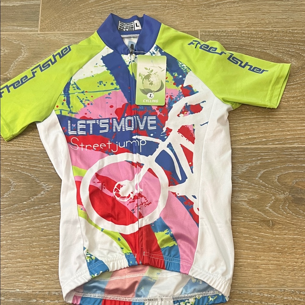 Kids Cycling Jersey - Multicolor